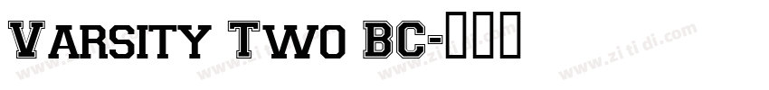 Varsity Two BC字体转换